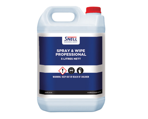 Snell Spray N Wipe Multi Clean Professional 5L 4/Ctn