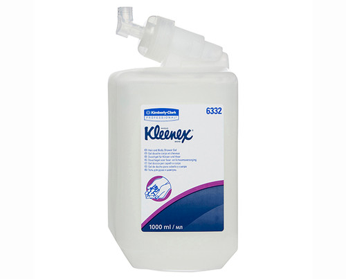 KLEENEX® Hair & Body Shower wash 1L/Cartridge 6/Ctn