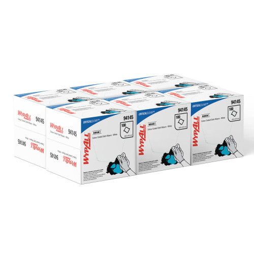 WYPALL® Colour Coded Wipers White 106/Roll 6/Ctn