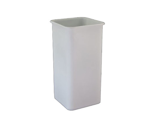 Plastic Square Bin - Natural - 100l