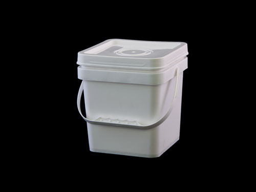 Logisticx Square Pail With Tamper Evident Lid - White - 5l