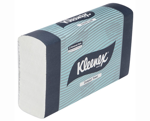 KLEENEX® Compact Hand Towels White Folded 90/Pk 24/Ctn