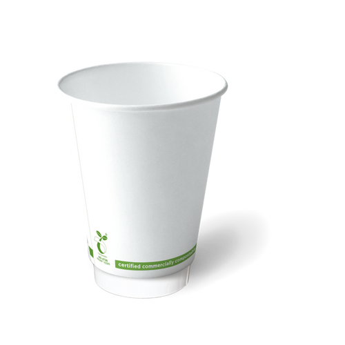 Hot Cup Eco DWall 12oz 500c RANGIORA BAKERY