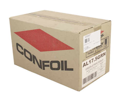 Foil Striped Green - 175x225mm - (500s) 3000/Ctn