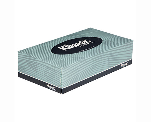 KLEENEX® Facial Tissue Box 2 Ply Flat Box 100/Box 48/Ctn