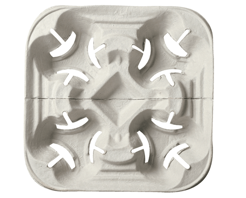 Hot Cups Holders Moulded Fibre 300/Ctn