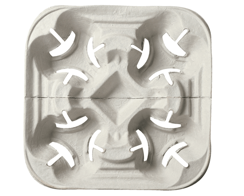 Hot Cups Holders Moulded Fibre 300/Ctn