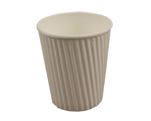 Hot Cups RippleWrap White 8oz 1000/Ctn