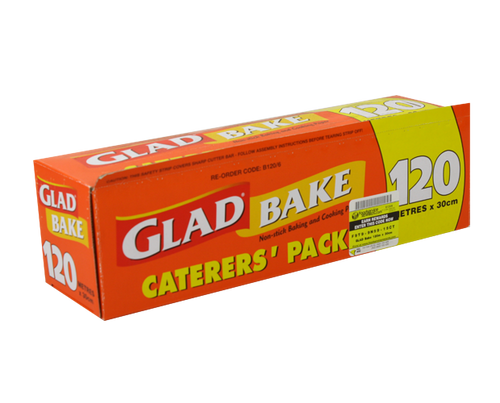 Baking Paper With Cutter Bar - 300mmx120m - 6/Ctn