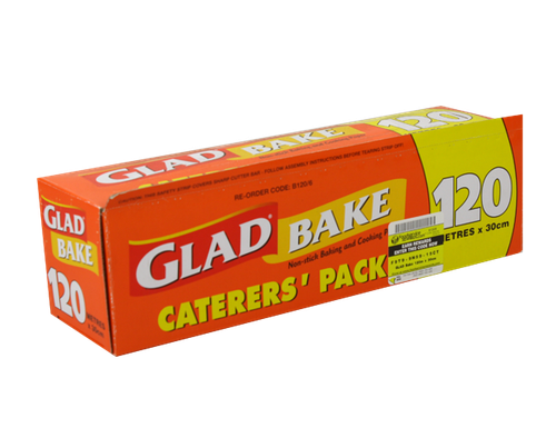 Baking Paper With Cutter Bar - 300mmx120m - 6/Ctn