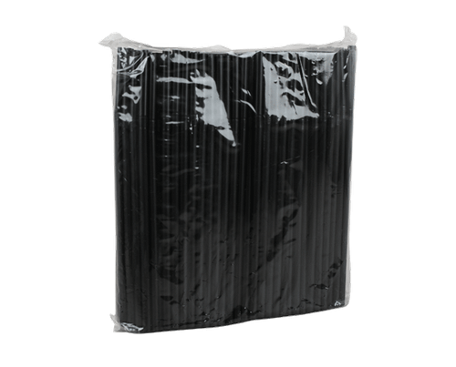 Emperor Drinking Straw Flexi - Black - 10000/Ctn