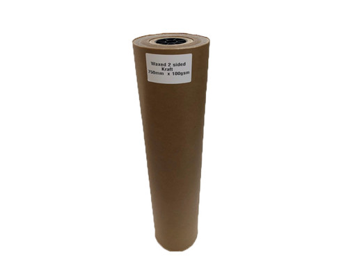 Kraft Paper Waxed 2 Side 750x200mm 100gsm