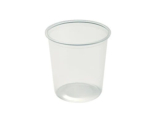 Container Round 880ml Clear 600/Ctn