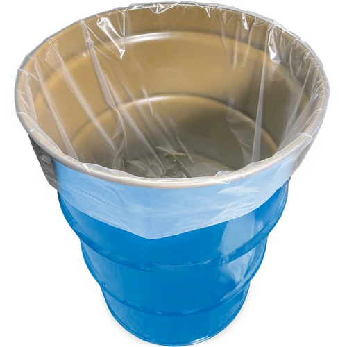 Drum Liner LDPE 35mu - Clear - 480x405x1330mm - 200/Ctn