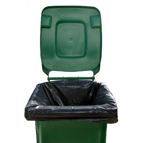 Poly Bin Liner 70mu - Black 1270x1070x2500mm - 35/Roll