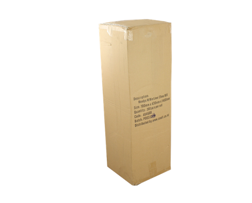 Rubbish Bin Liner 25mu - Black 700x430x1480mm - 200/Roll