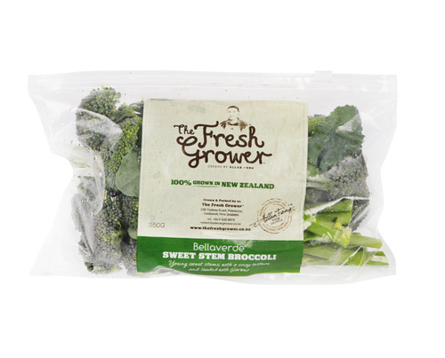 PP TFG Sweet Stem Broccoli 250g Slider Bag