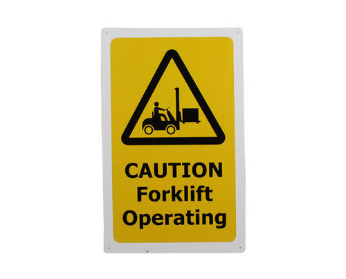 Caution Forklift Operation - 480x300mm