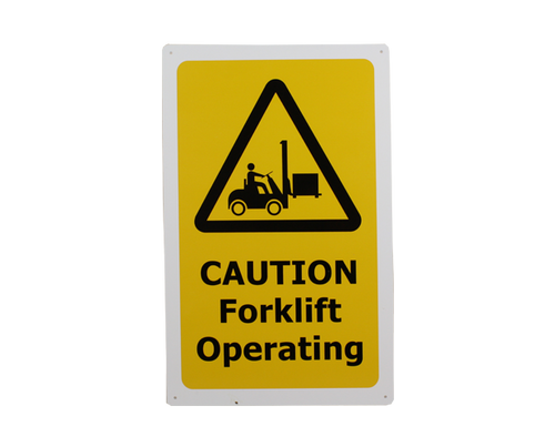 Caution Forklift Operation - 480x300mm