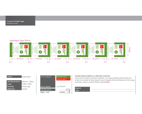 Tape PTD-3 Pams - 30mmx100m