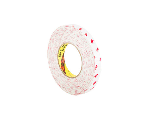 3M 9888T Double Sided Tissue Tape White 24mmx50m 12/Ctn