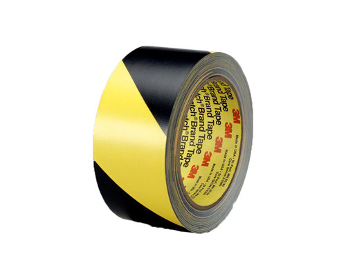 3M 5702 Vinyl Lane Marking Tape Yellow/Black 50mmx33m 24/Ctn