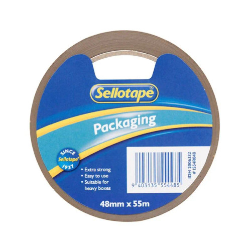 Vinyl Rubber Tape S1554 Tan 36mmx55m 48/Ctn