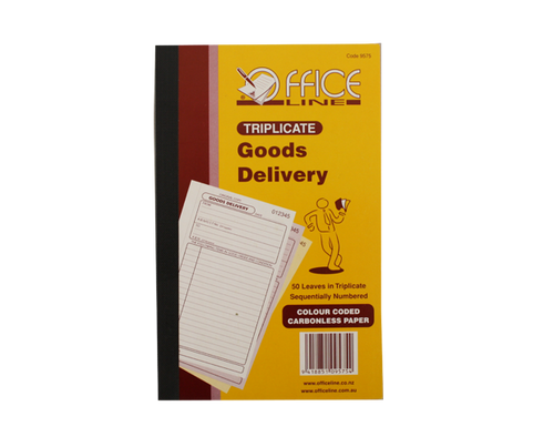 Collins Goods Delivery A5 Triplicate 50L