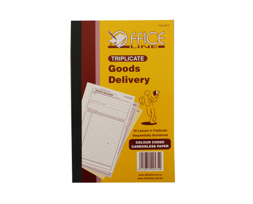 Collins Goods Delivery A5 Triplicate 50L