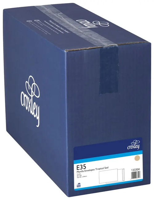 Croxley Envelope E35 Manilla Seal Pocket 250/Box