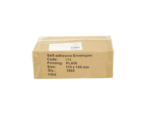 Labelopes Plain S774 115x150mm 1000/Box, 4 Boxes/Ctn