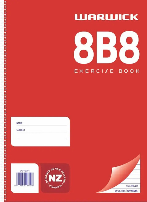 Exercise Book 8B8 50pg