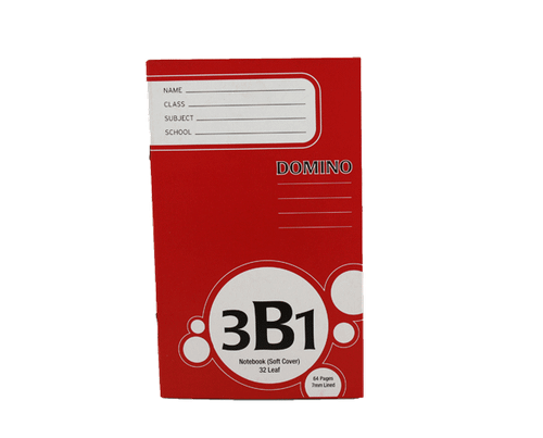 Notebook Soft Ruled 3B1 64 Leaf