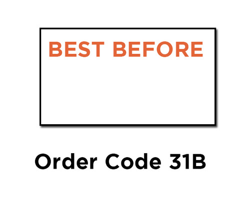 Gun Label Best Before - 1131 - 8/Pk