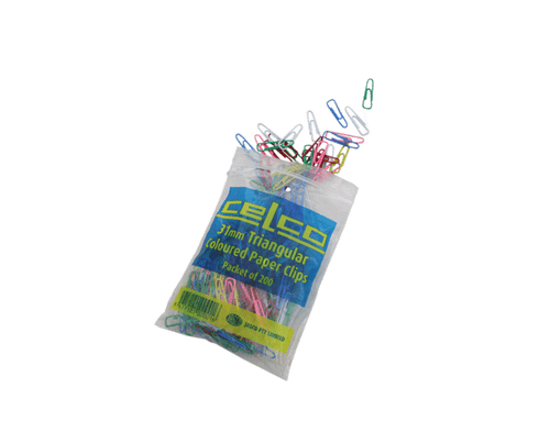 Paper Clip Coloured Large - 100/Pk