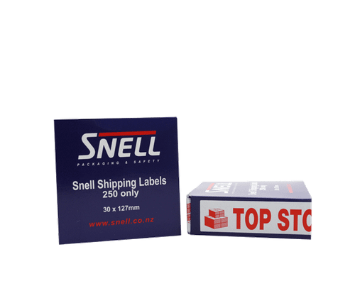 Shipping Label Top Stow 30x127mm 250/Box