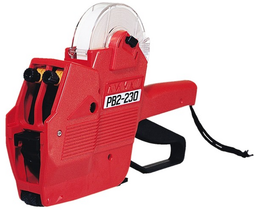 Gun Label Best Before Permanent PB2 230 23x16.2mm 10rolls/pk