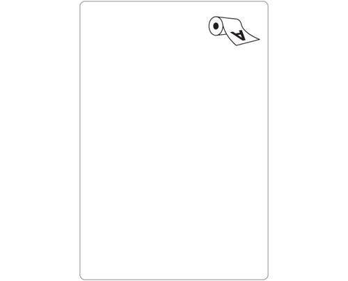 Direct Thermal Label Perforated 76C 101x149mm 1000 Roll 8/Ct