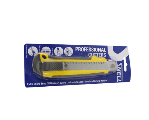 Snell Cutter Soft Grip Slide Lock – 18mm Blade