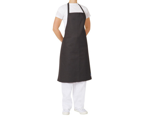 Essentials Black Polycotton Bib Apron 70cmx86cm