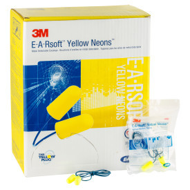 3M 4106 Earsoft Metal Det. Corded Ear Plug 200/Box