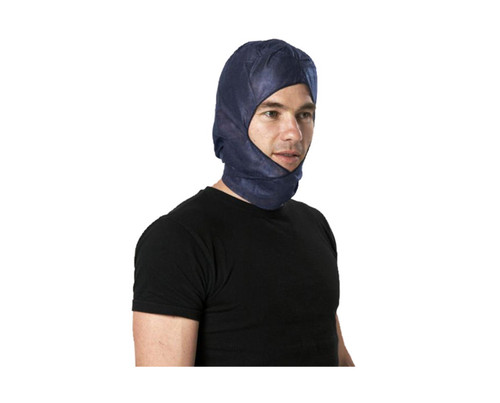 Surgical Hood Plus Ties Blue 60cmx30cm 100/Pk