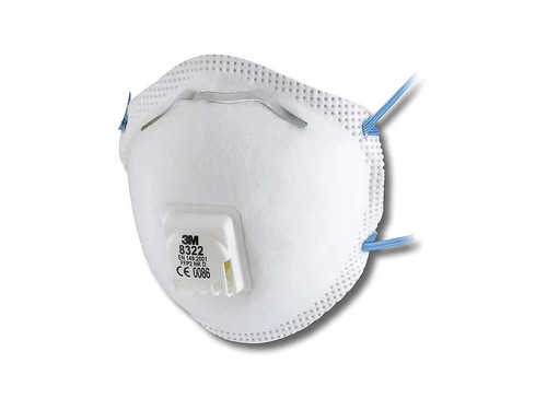 Mask Cupped Respirator Valved P2 - 8322