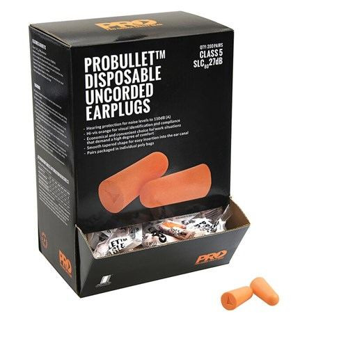 Probullet Earplug Disposable Uncorded
