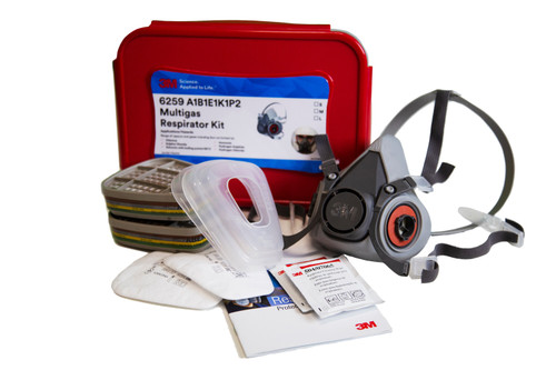 3M 6259 Multi Gas Respirator Kit Medium