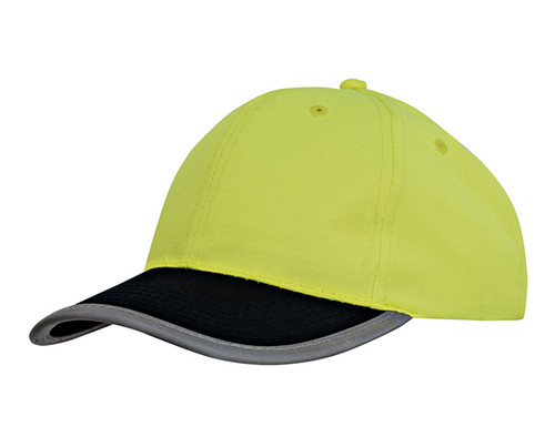 Cap Luminescent with Reflective Trim