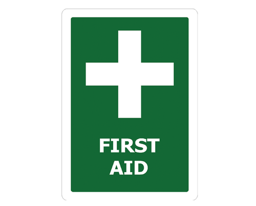 Sign ACM - First Aid - 240x340mm
