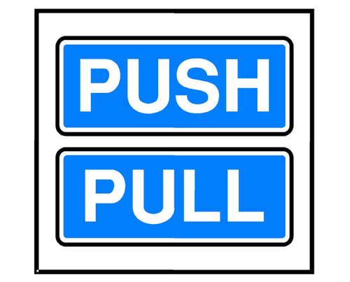 Push / Pull - 110x45mm