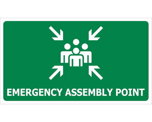 Sign ACM - Assembly Point ACM - 700x400mm