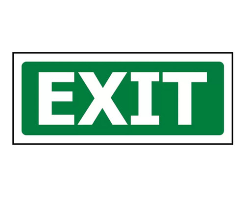 Sign Exit SA - EX707 240x100mm